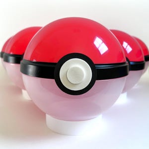 Pokemon Pokeball Party Favor Ball, Container for Parties, Birthday Bags, Pokemon Party Decorations, Pokemon Favors image 1