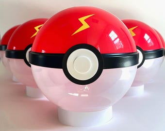 Pokemon Pikachu Pokeball Party Favor Containers - Set of 6