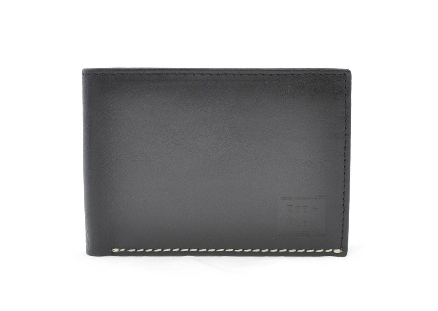 Men's Leather Bi-fold Wallet Genuine Leather Handmade by | Etsy