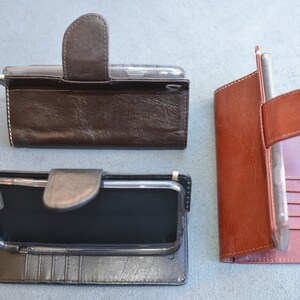 Handmade iPhone 6/6S Case Genuine Real Leather in Rich, Tan, Dark Brown or Black by Ebb & Flow image 4