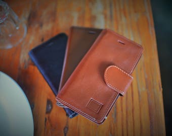 Handmade iPhone 6/6S Case Genuine Vegetable Tan Leather / Italian Leather / Free Shipping