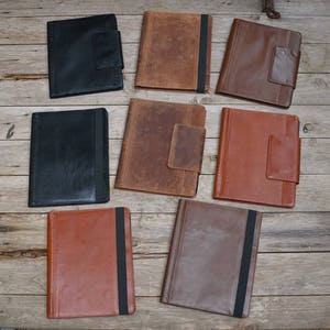 Handmade Rustic iPad Leather Case to fit 4/5/6/7/8/9 Handcrafted Natural Nubuck Genuine Leather Case image 1