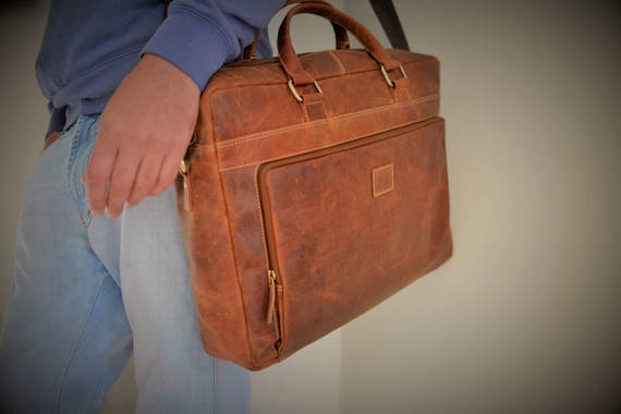 leather satchel for laptop