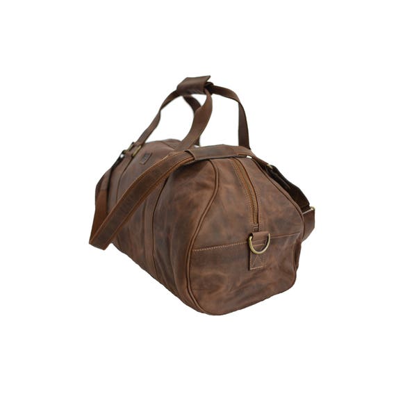 Jaald 20 Buffalo Leather Duffle Bag Travel Carry-on Luggage