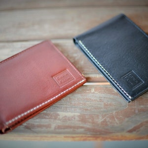 Men's Leather Bi-Fold Wallet Genuine Leather Handmade by Ebb Flow image 2