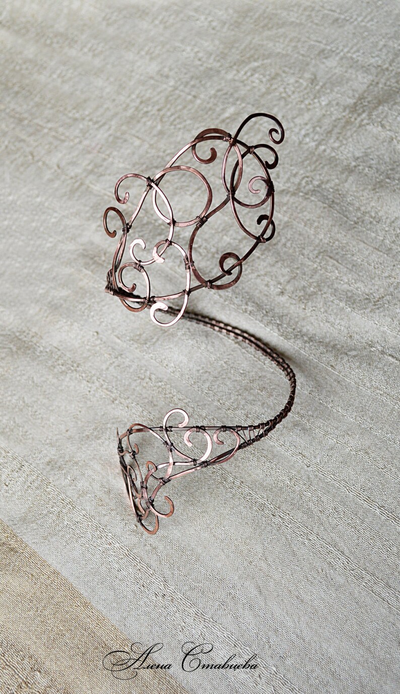 upper arm cuff Upper arm wrap Openwork silver bracelet Christmas gift arm bracelet arm cuff Jewelry silver arm cuff Spiral armlet