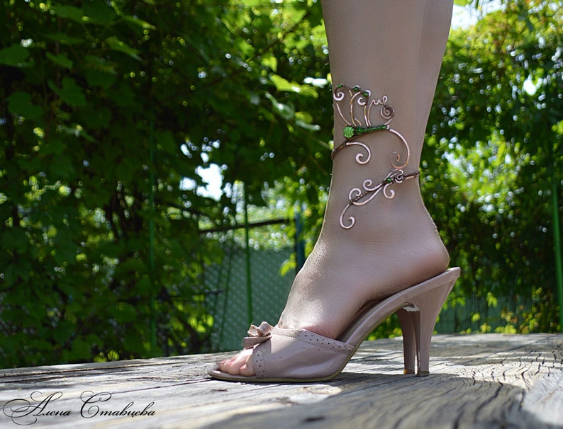 Beauty gift anklet butterfly jewelry body jewelry Etsy