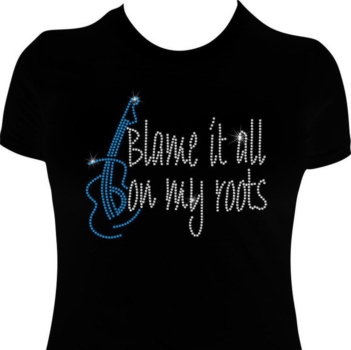 Garth Brooks Shirts-rhinestone-garth Brooks-blame It All on My - Etsy