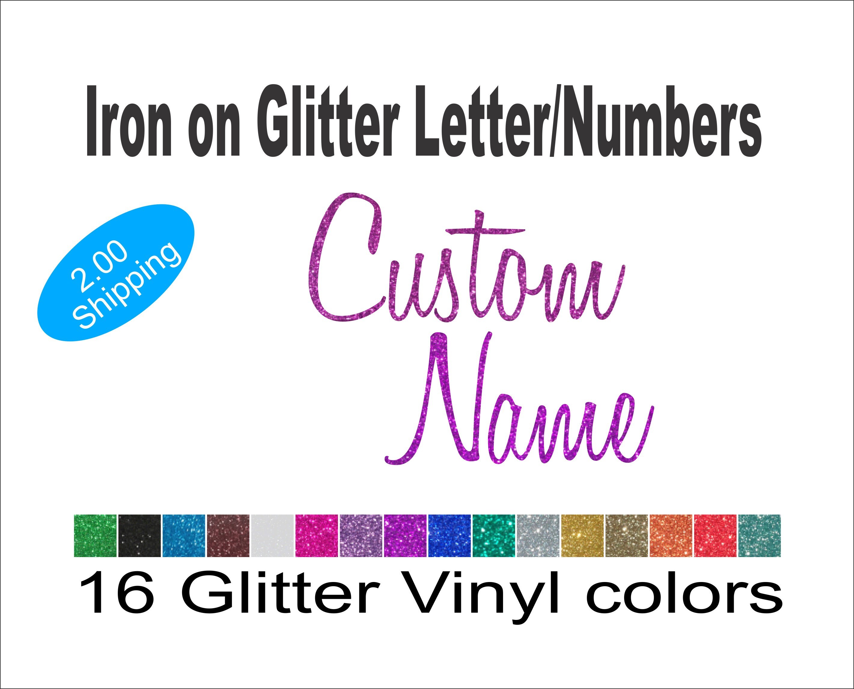 Very Large Glitter Letters, 10 Inch Cardstock Paper Die Cut Letters,  Wedding, Wall and Party Decorations, Banners & Craft Projects 