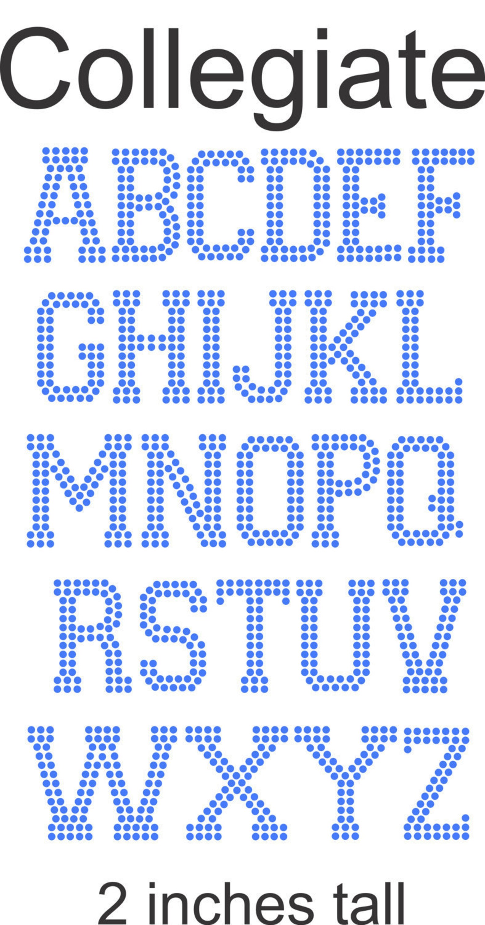 Iron on Letters Rhinestone Alphabet Iron On Custom Name - Etsy