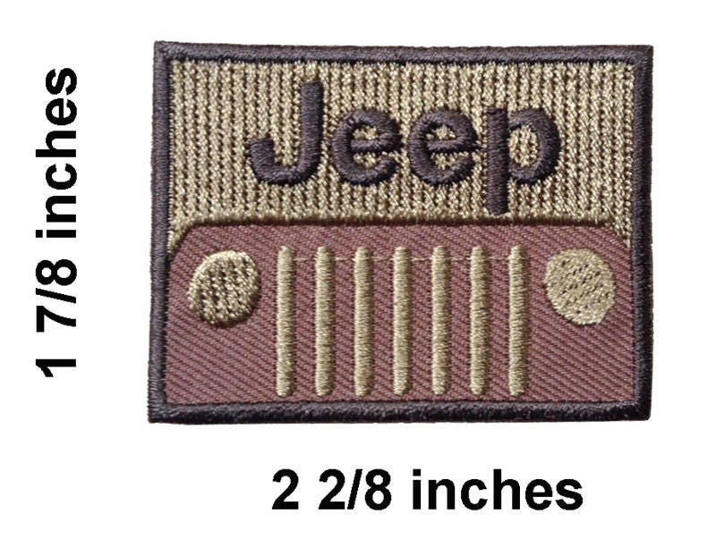 Jeep Logo Embroidered Iron On Patches Etsy
