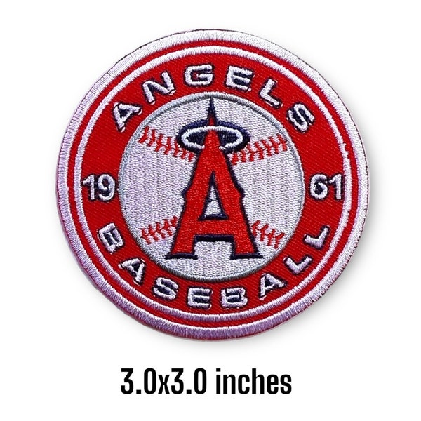 Angels Circle 3.0"x3.0" Embroidered Patch Logo Iron On,Sewing on Clothes.