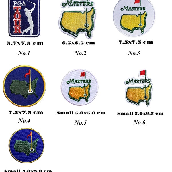 Sports Patch Embroidered Patch Logo Iron On,Sewing on Clothes Golf#01.