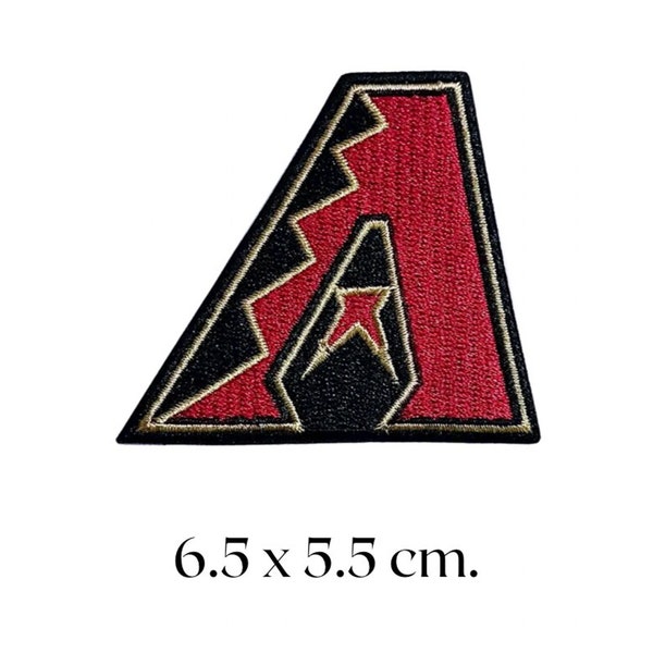 Arizona Diamondbacks 6.5x5.5 cm. Embroidered Patch Logo Iron On,Sewing on Clothes.