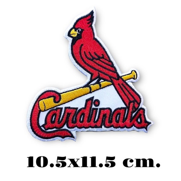 St. Louis-Cardinals 10.5x11.5 cm. Embroidered Patch Logo Iron On,Sewing on Clothes.