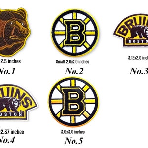 National Emblem NHL Boston Bruins Bear Logo Patch