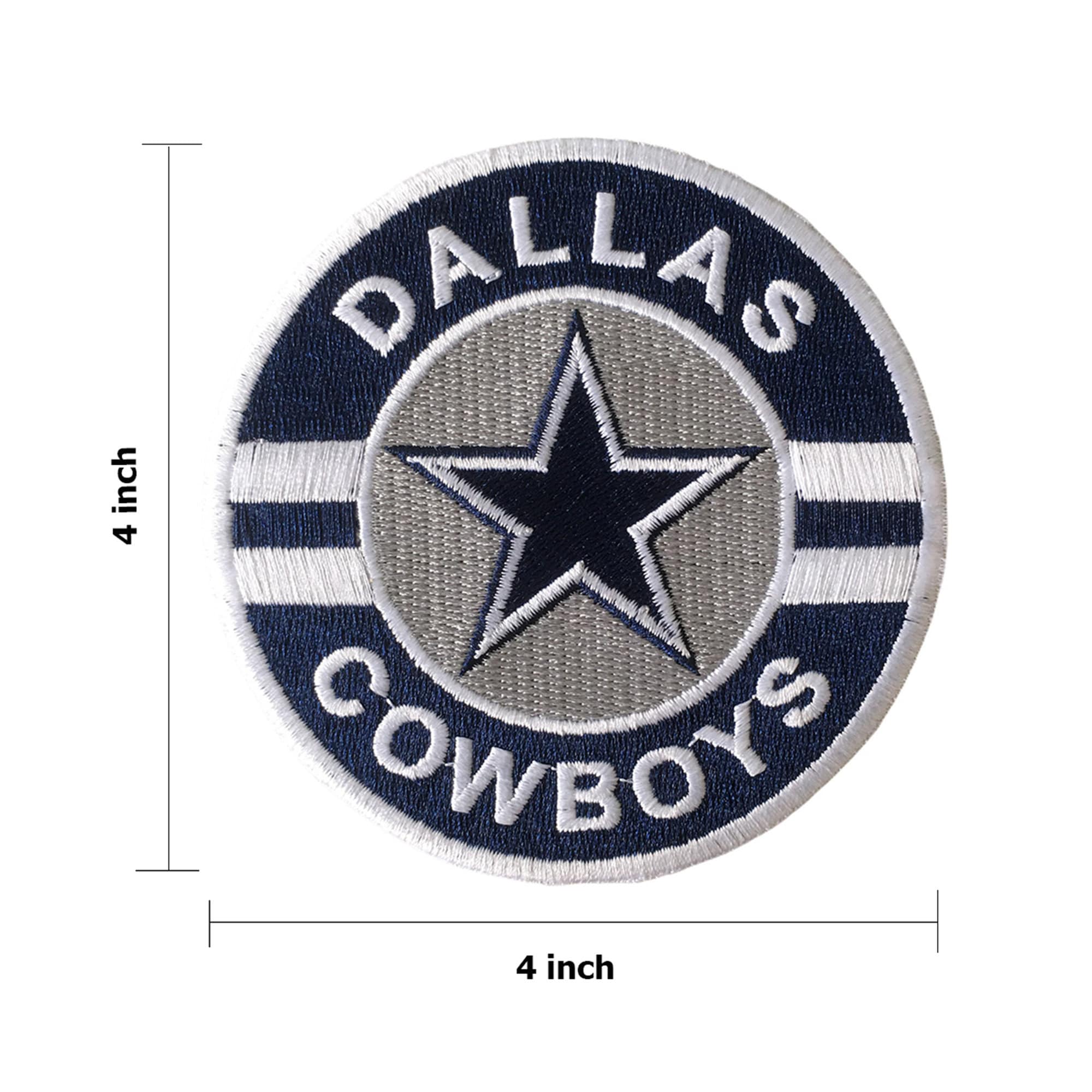 DALLAS COWBOYS EMBROIDERED IRON ON PATCH NFL FOOTBALL