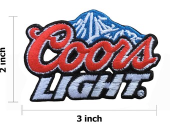 Details about / BEER PATCH COORS BEER PATCH RED ON WHITE LARGE BACK SIZE SIZE FOR JACKETS NEW