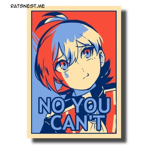No You Can't - 7,5 cm großer Rattennest Sticker OC