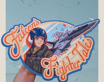 Falcon&#39;s Fighter Tales Logo Sticker