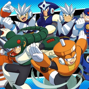 11x17 Robot Masters Ola 3 Impresión