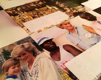 Handmade Envelopes Princess Diana. Letter Writing Set Handcrafted Pack of 5