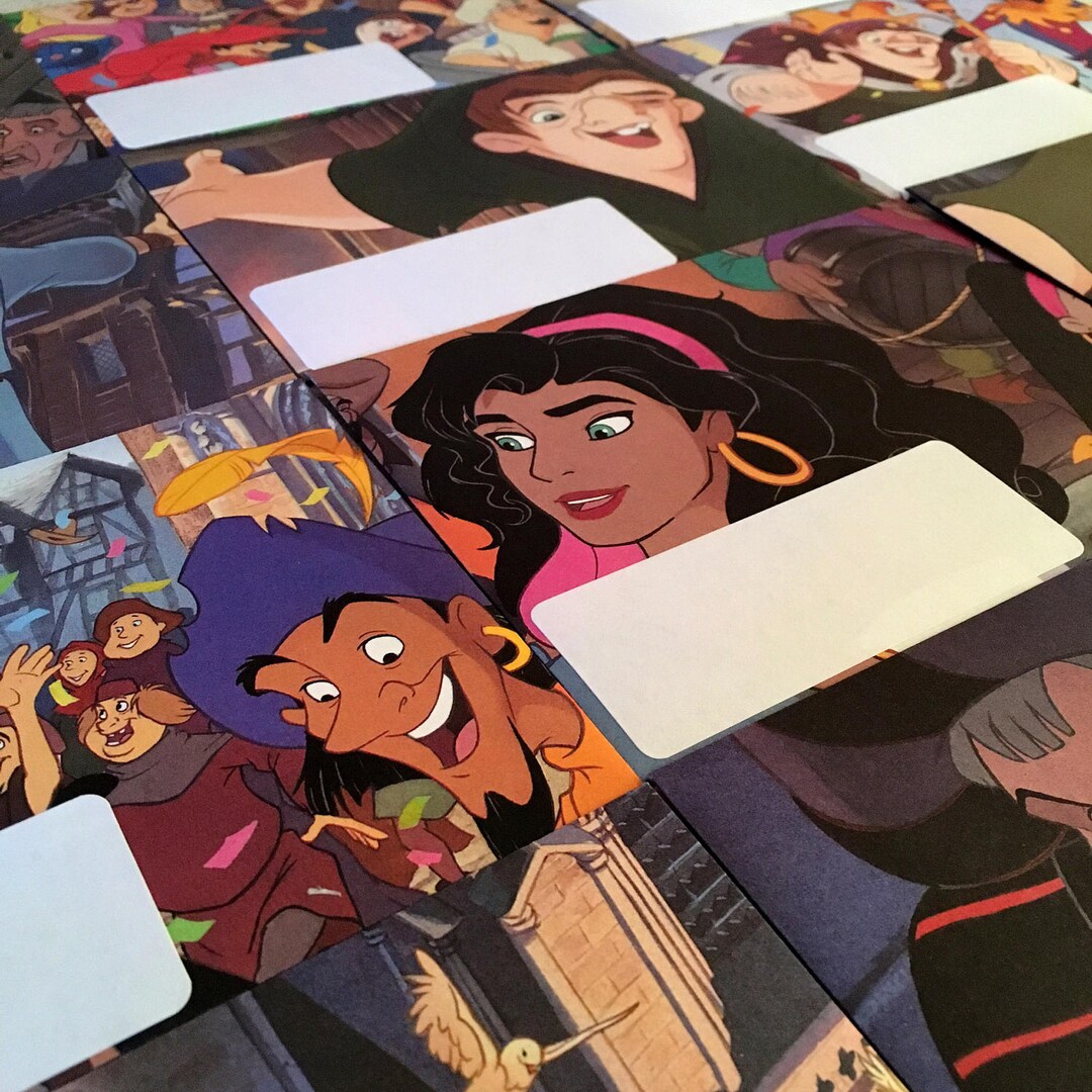 Hunchback Disney Letter Writing Set With Handmade Envelopes. Etsy