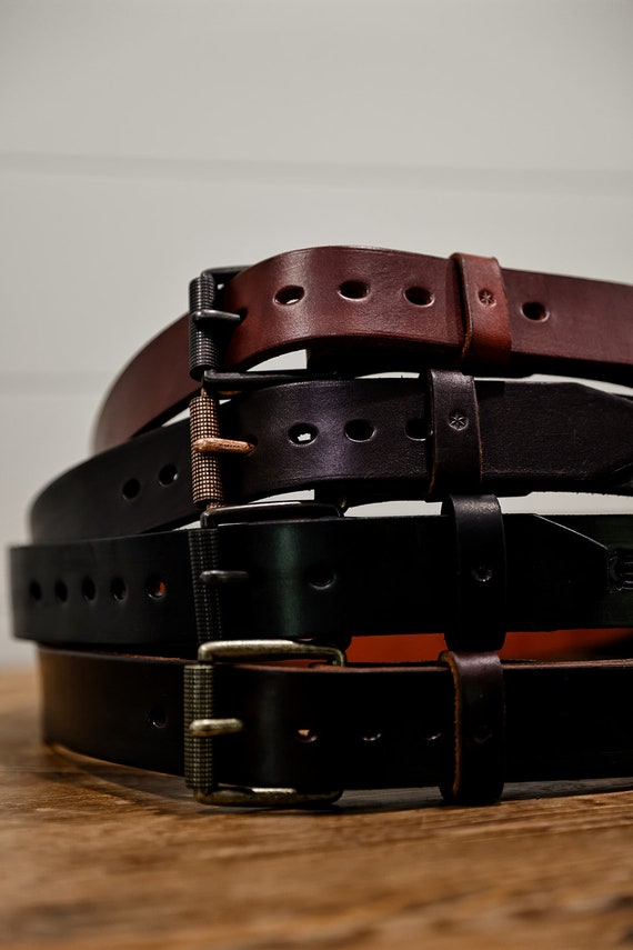 CW Belt CW Womens Small Belt Black Wide Leather Wrapped Buckle  main image 3