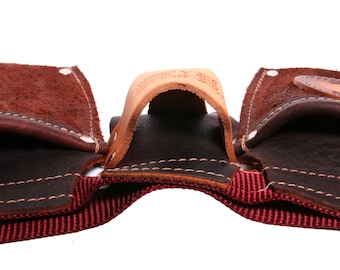 Leather Belt Apron "daddys helper" Kids carpenter pouches x tool belt