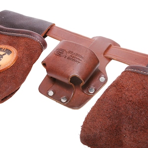 Kids,boys or ladies,, leather tool belt /with pouches/tape & hammer holder