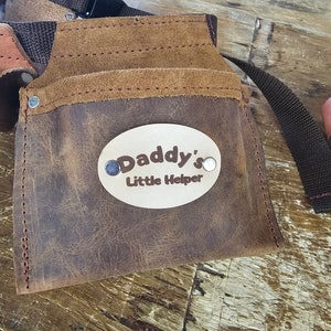 Personalized handmade,,Kids carpenter tool pouches and belt made in USA image 10