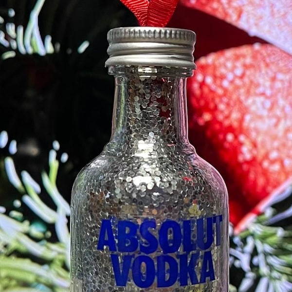 Glitter Liquor Bottle Etsy