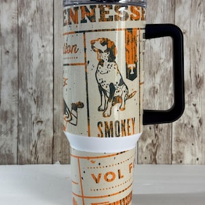 40oz Stanley dupe Tennessee VOLS Volunteers - alleen digitale download