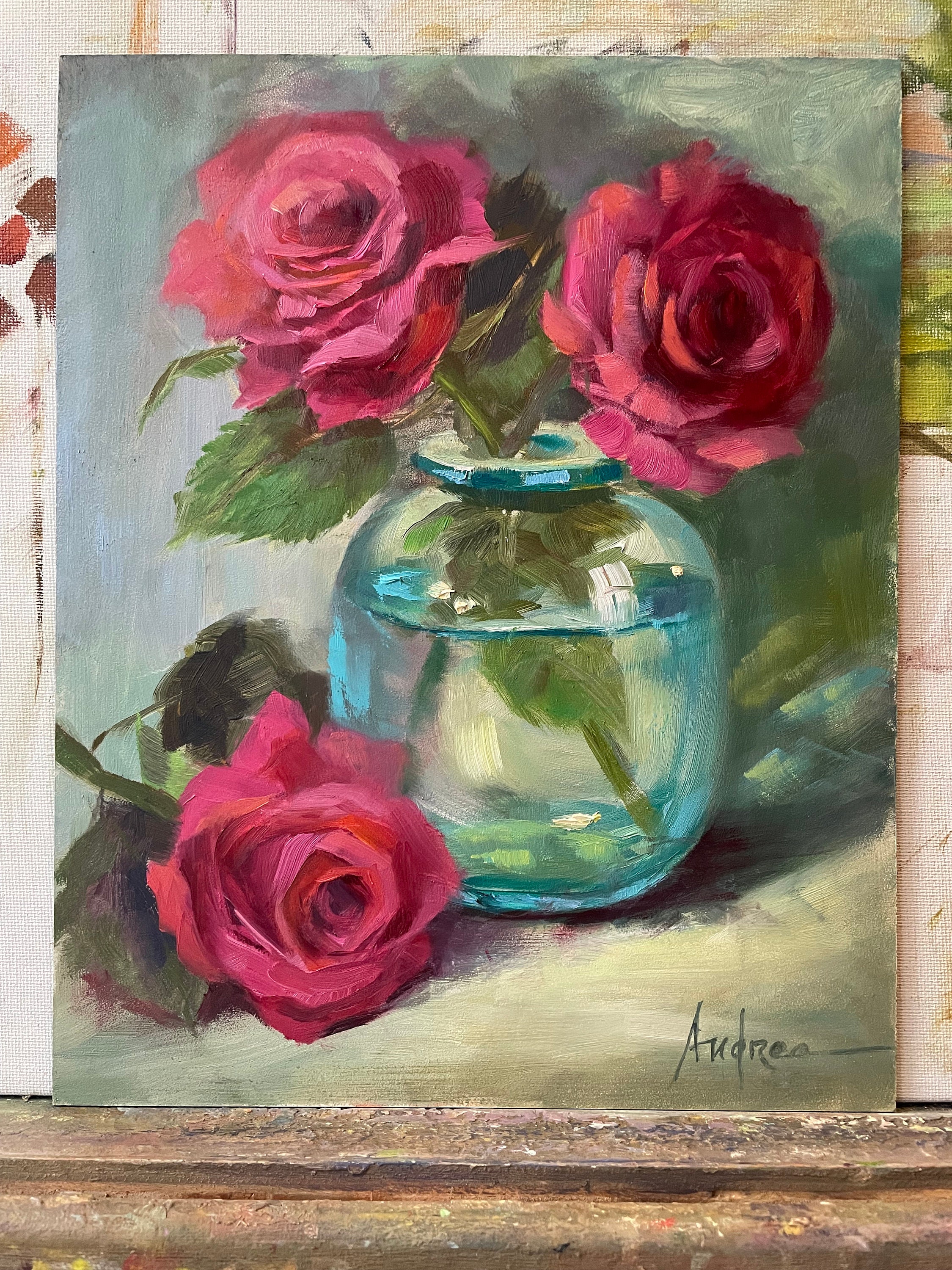 ◆杉山慎一郎 油彩画 REVEEN ROSES　10号 il_fullxfull.6349472459_kl02.jpg