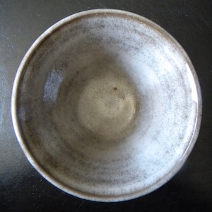 White & Brown Stoneware Bowl