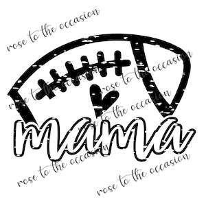 Distressed Football Mama Digital Download, SVG, PNG, JPG