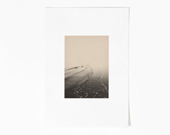 Minimal monotone landscape photography in a neutral color. Part of a series. No. 13. Downloadable files to print from home.