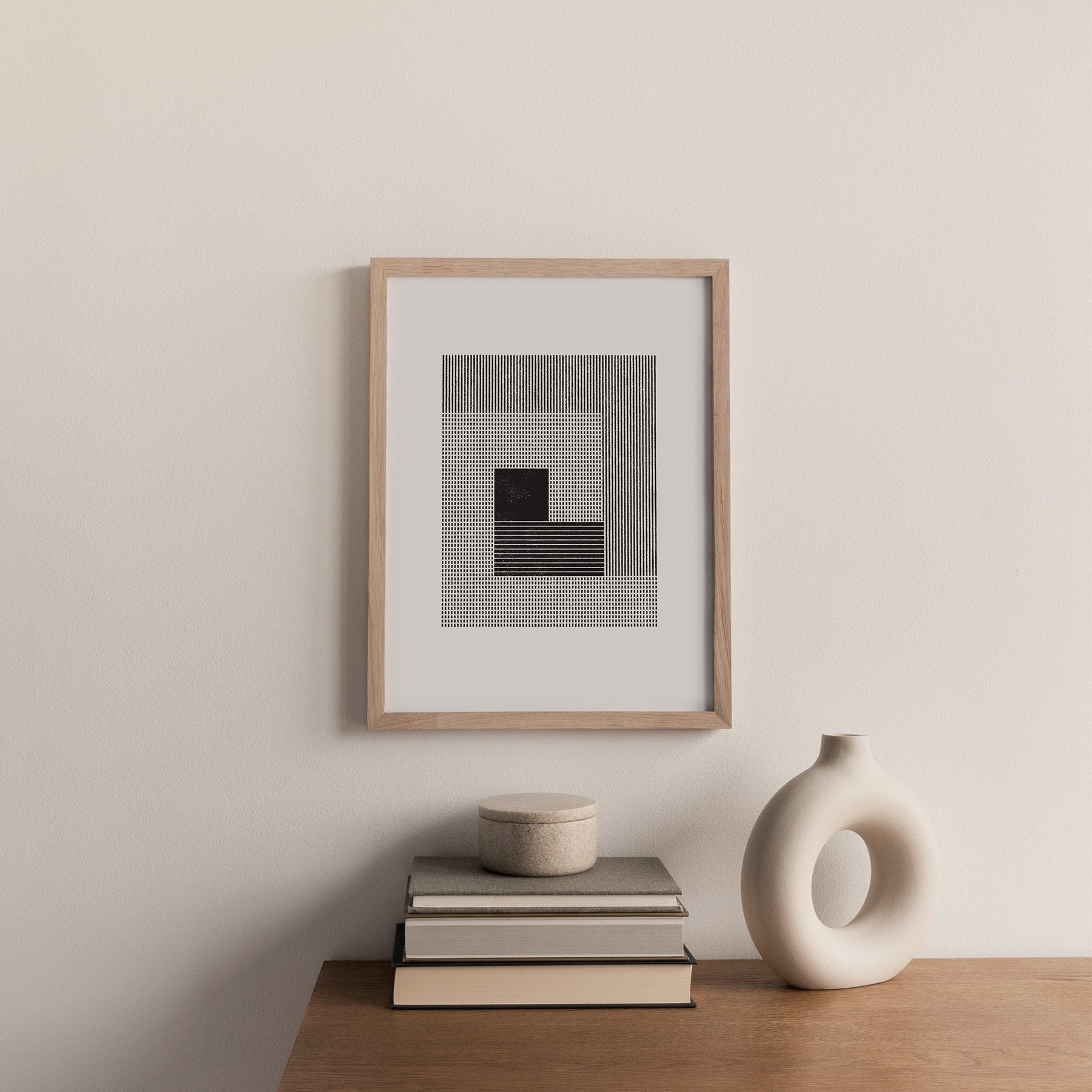 Abstract Geometric Koru. Download Instantly and Print From Home. - Etsy