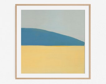 Landscape Painting Series No.2. Minimal abstract colorful artwork. Download files and print from home.