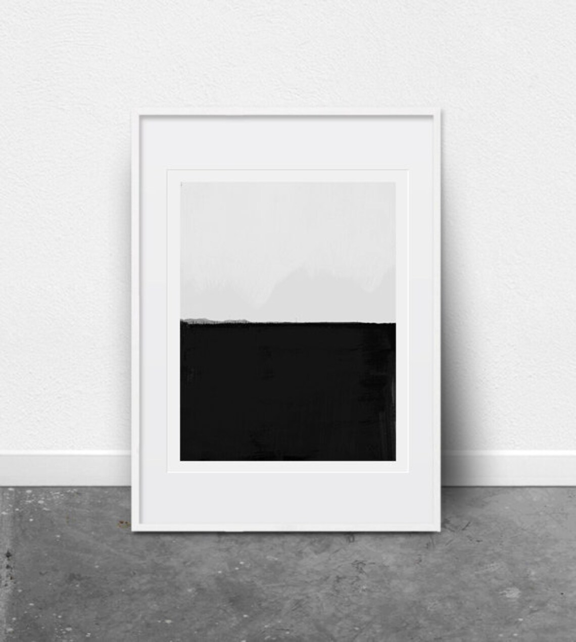 Scandinavian Modern Minimalist Art Abstract Painting | Etsy