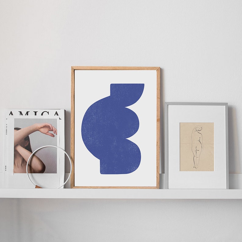 Ink on creased vintage paper design Minimalist nude sketch Download the files and print from home.