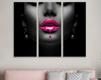 Flower Photography Living Room Photo Art Print Lips Decor Pink Lips Wall Art Home Decor Large Wall Art Lips Art Print Close Up Flower Photography Living Room Photo Art Print Lips Decor Pink Lips Wall Art Home Decor Large Wall Art Lips Art Print Close Up
