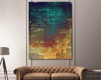 Colorful Abstract Art | Canvas Wall Art | Wall Painting | Modern Living Room Decor | Texture Canvas Art | Abstract Wall Art | Home Decor