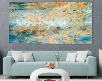 Large Texture Abstract Art | Contemporary Art Abstract Printing | Modern Decor | Watercolor Painting Colorful Art | 3 Panels Canvas Wall Art
