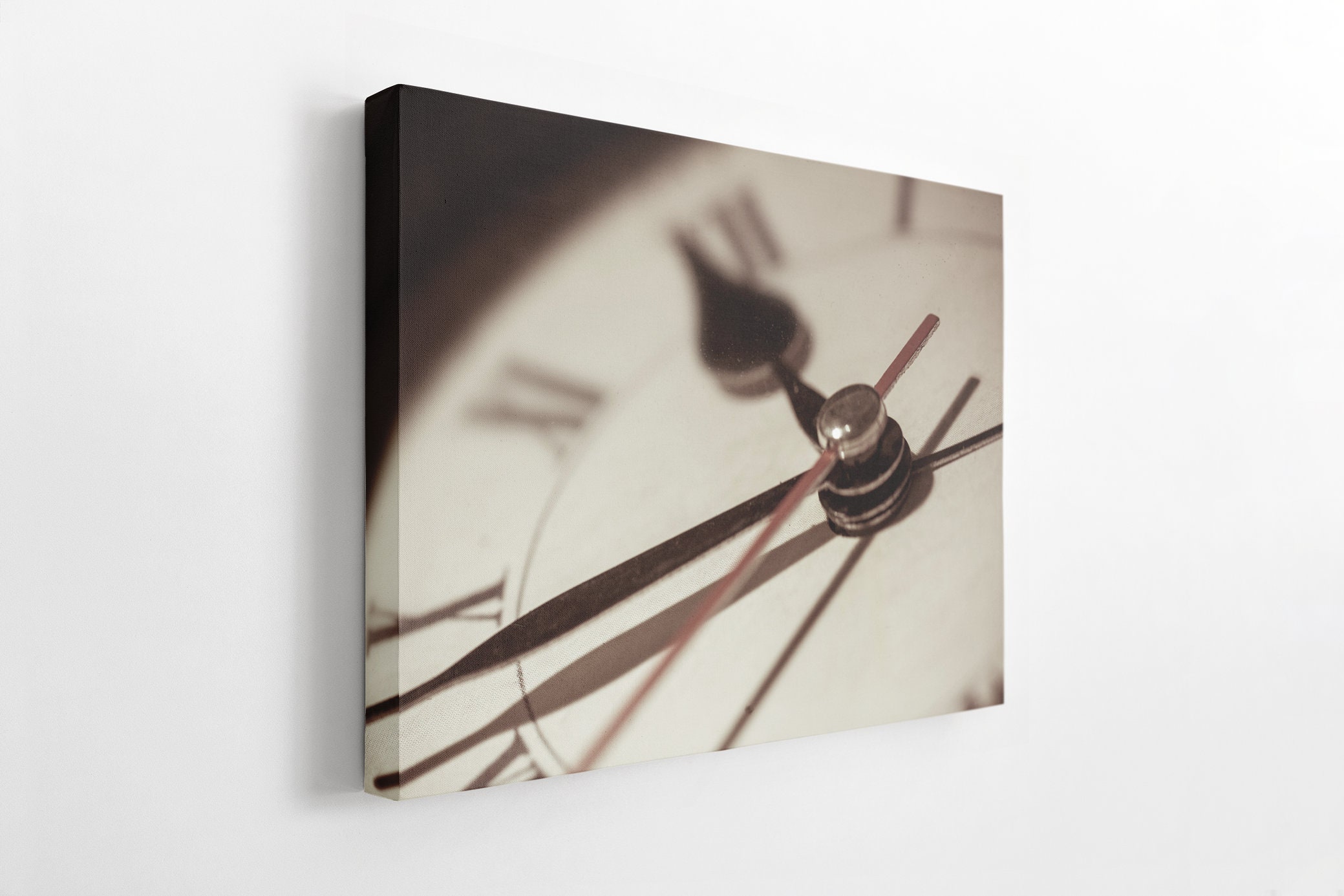 Wall Clock Canvas Clock Decor Art Texture Canvas Art Etsy UK