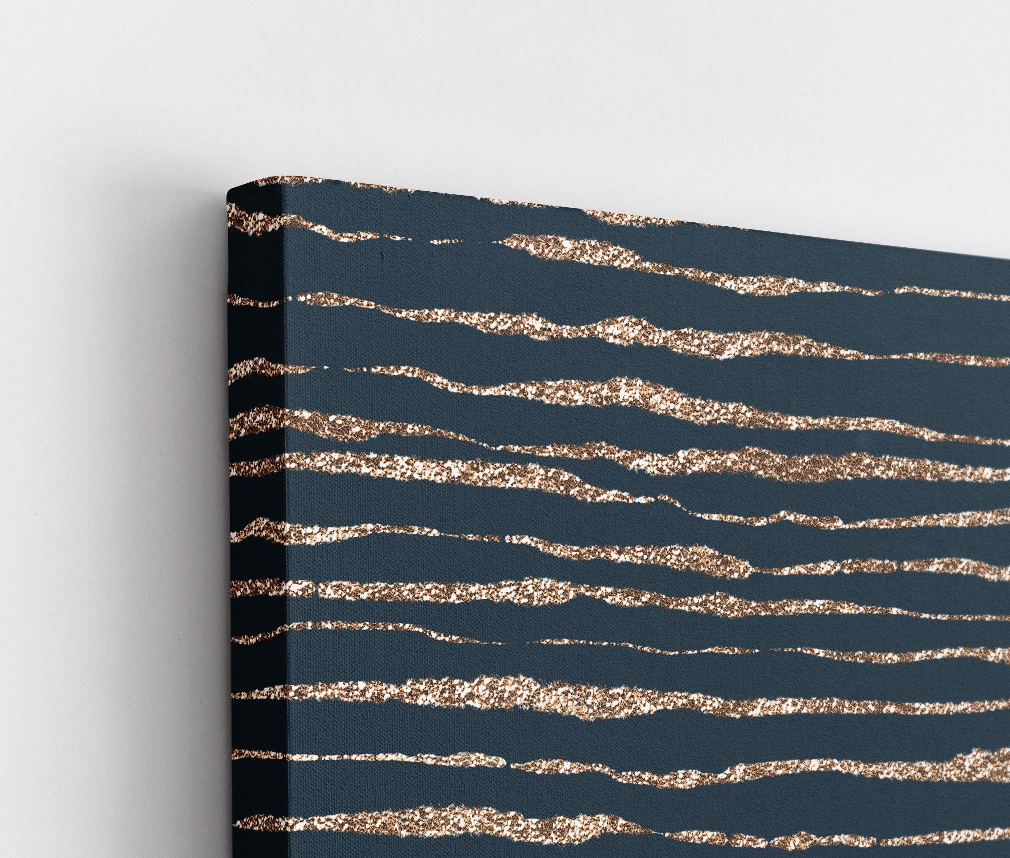 Black Gold Glitter Large Abstract Print Art | Texture Canvas Wall Art ...
