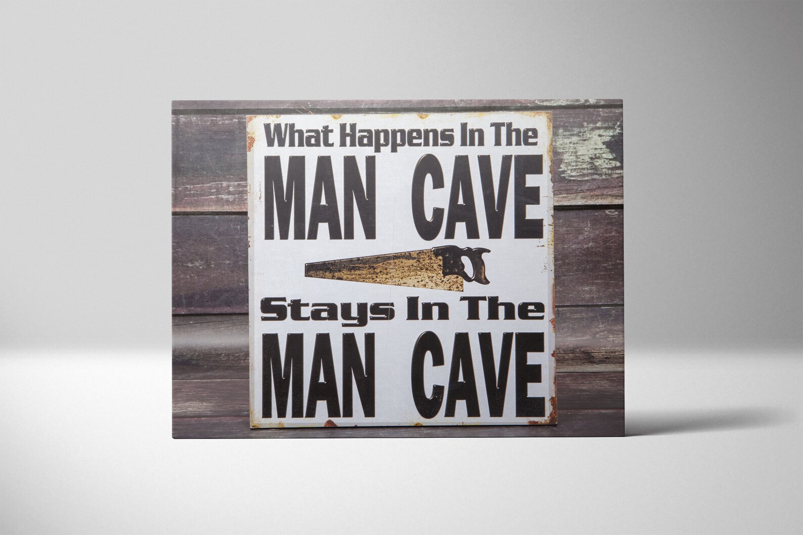 Man Cave Canvas Wall Art Motivational Canvas Large Art Etsy.de