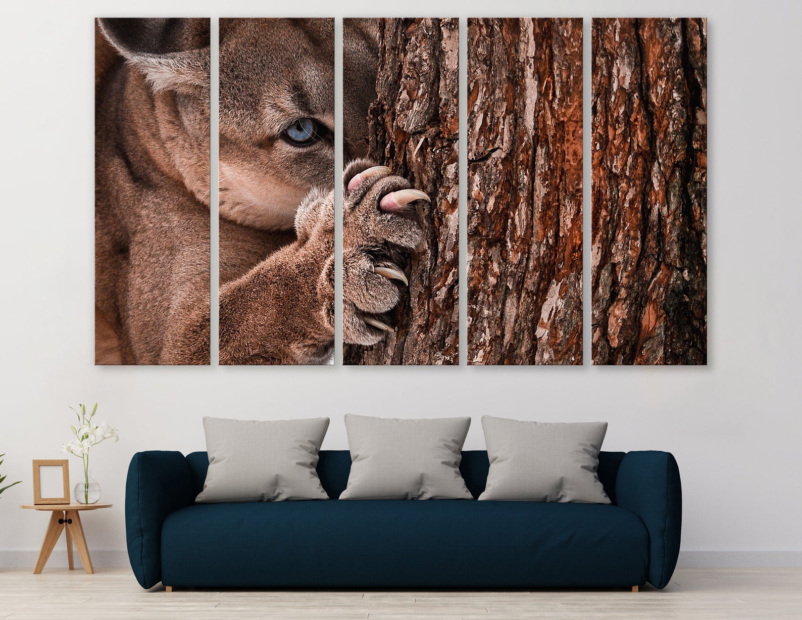 Animal Wall Art Nature Canvas Print Contemporary Large Etsy