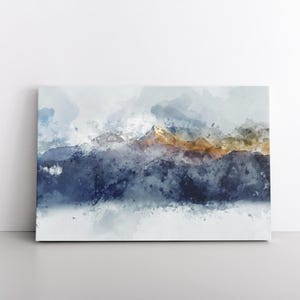 Large Abstract Printing Texture Canvas Art | Contemporary Modern Decor | Watercolor Painting Colorful Wall Art | 3 Panels Canvas Wall Art