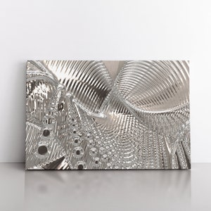 White Large Abstract Art | White Abstract Canvas Decor | Home Decor | Contemporary Texture 3 Panels Canvas Wall Art | Modern Living Room Art